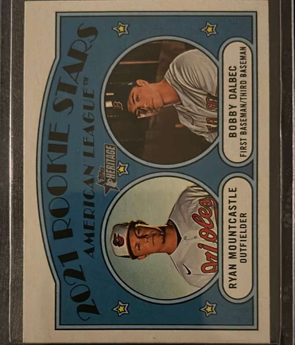 #185 American League 2021 Rookie Stars (Ryan Mountcastle / Bobby Dalbec) RS, RC