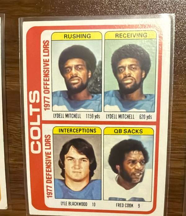 #502 Lydell Mitchell / Lyle Blackwood / Fred Cook TL, CL