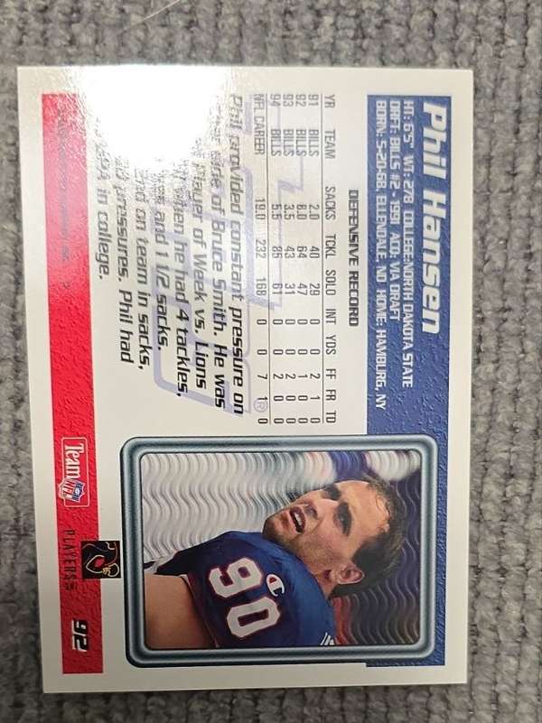 Card back
