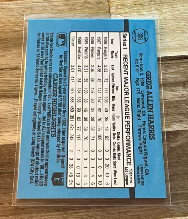 Card back