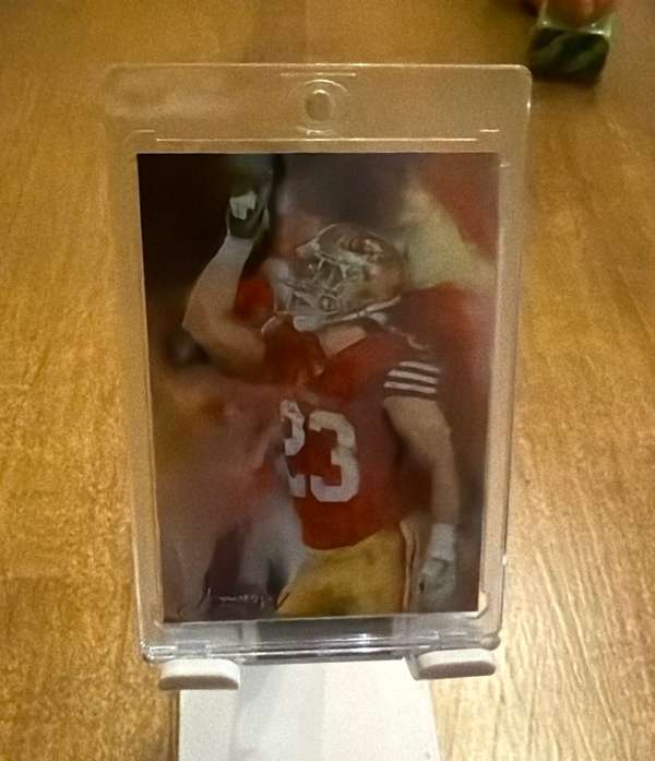21/50 Christian McCaffrey Custom Art Card
