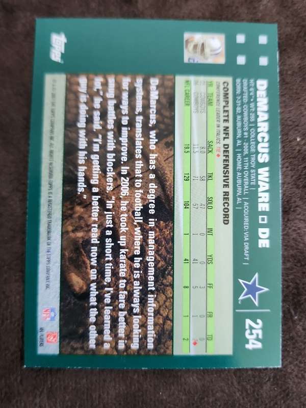 Card back
