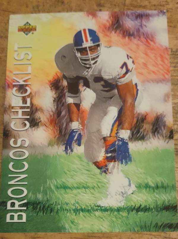 Broncos Checklist