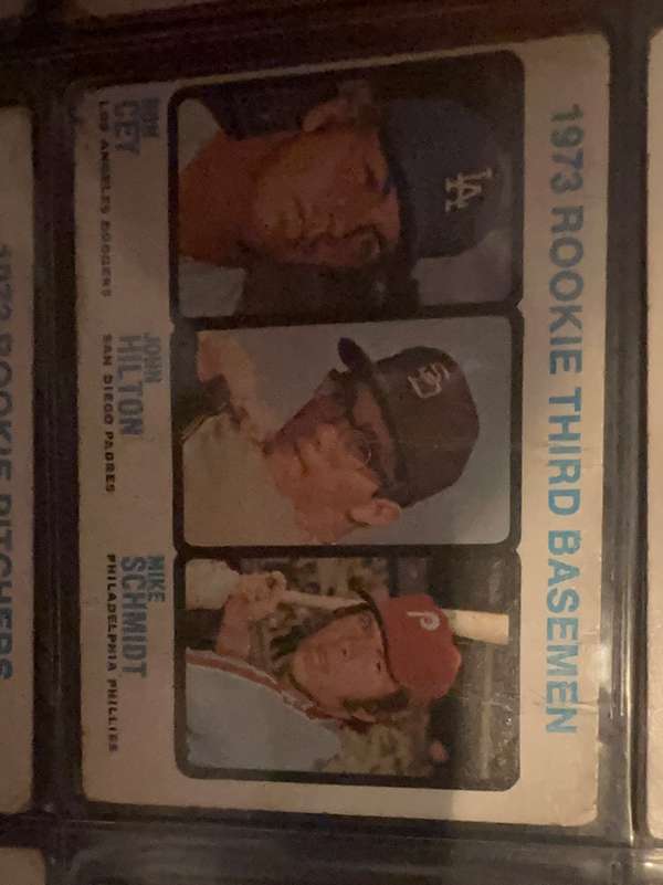 #615 1973 Rookie Third Basemen (Ron Cey / John Hilton / Mike Schmidt)