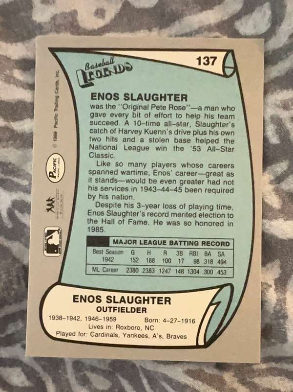 Card back