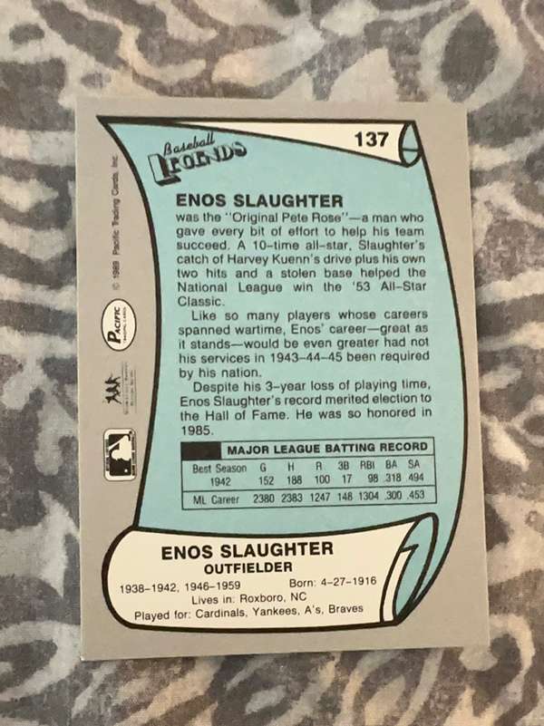 Card back