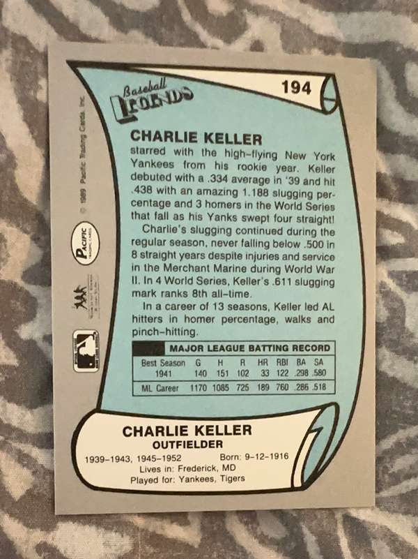 Card back