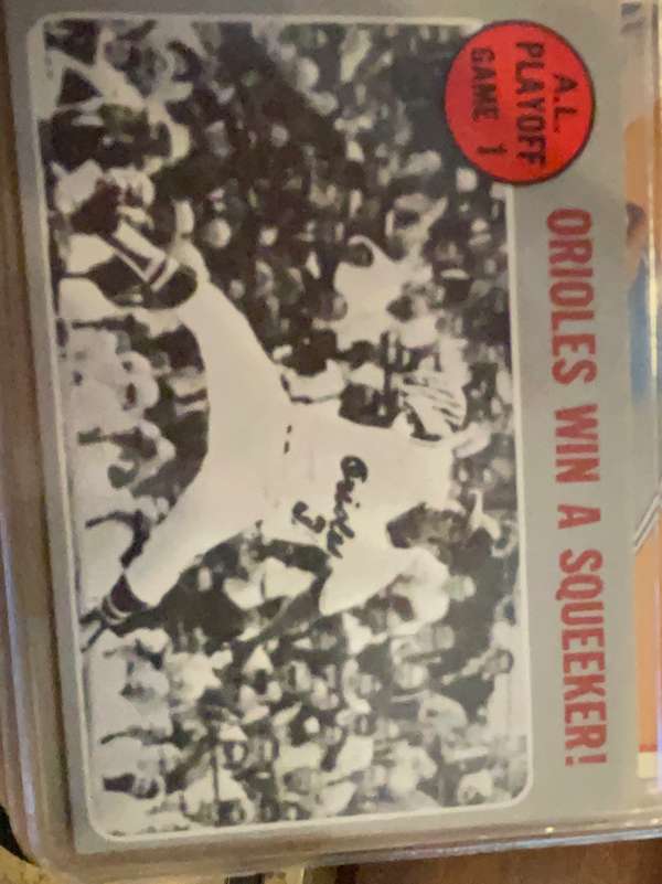A.L Playoff Game 1 - Orioles Win a Squeaker! ALCS,