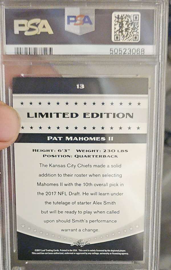 Card back