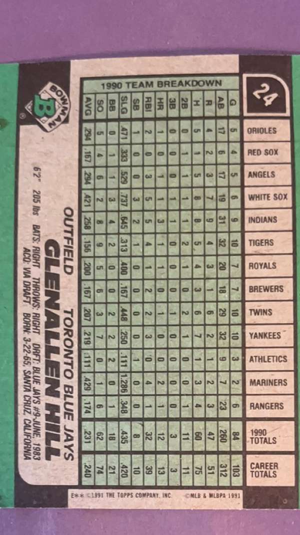 Card back