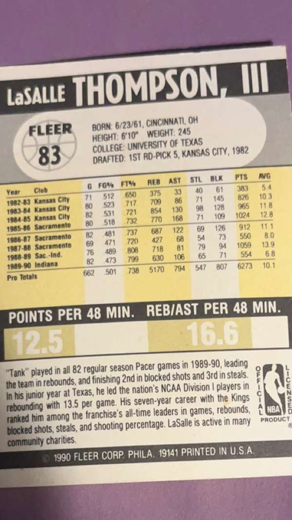 Card back