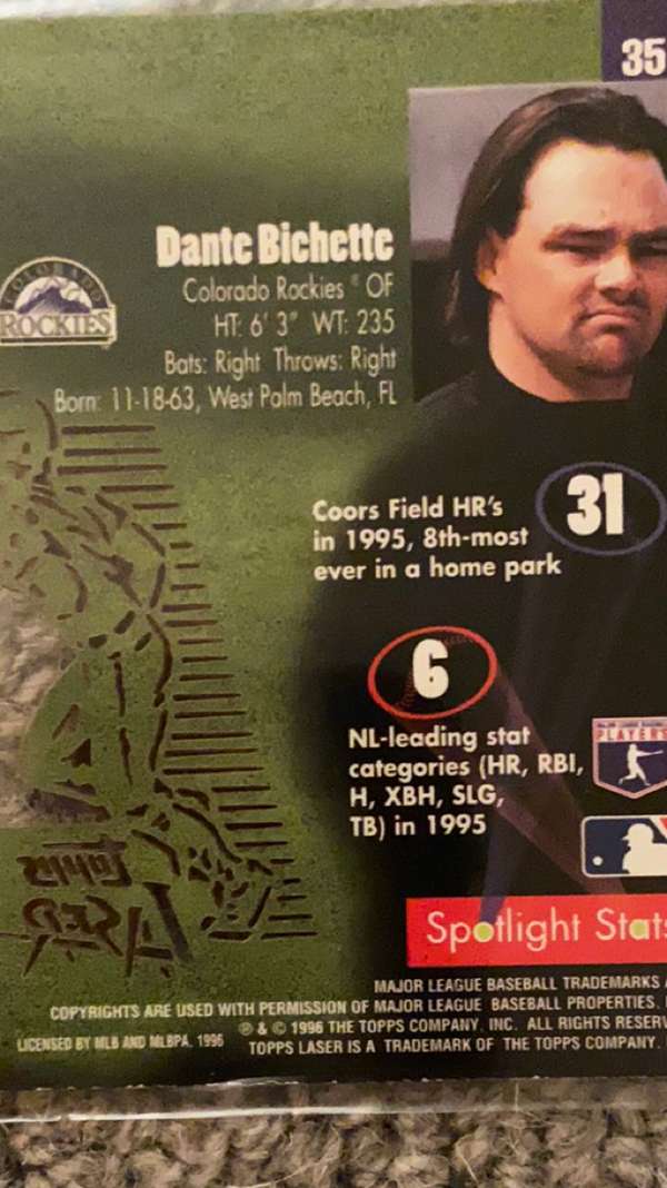 Card back