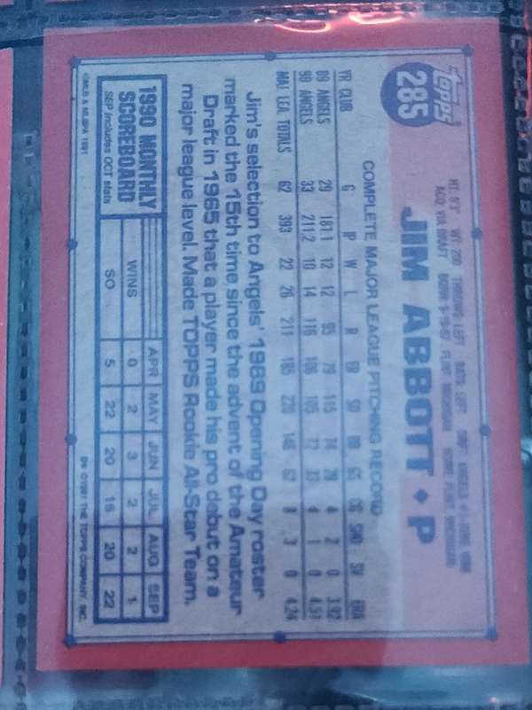 Card back