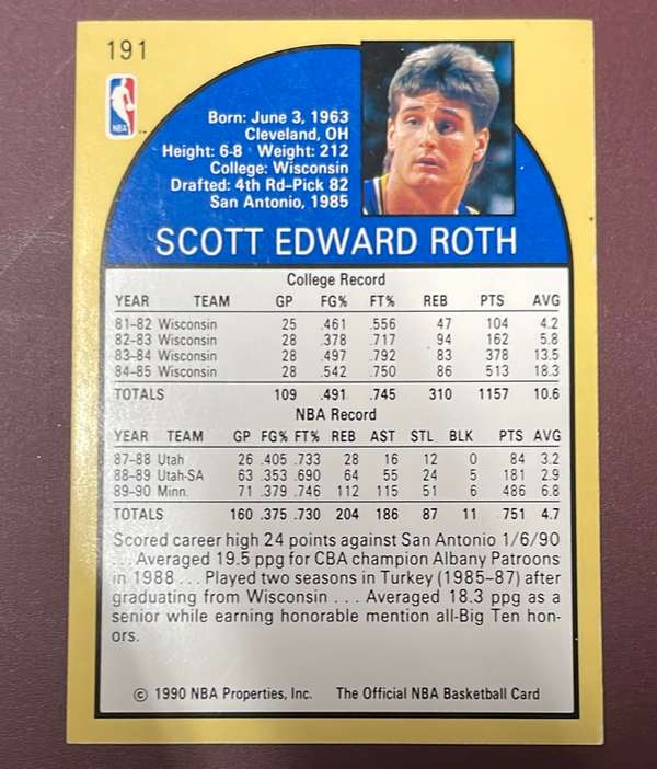 Card back