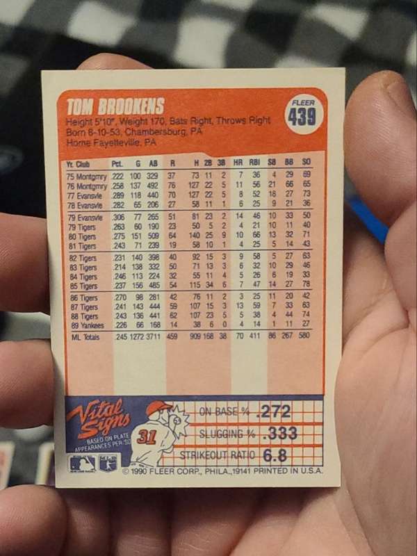 Card back