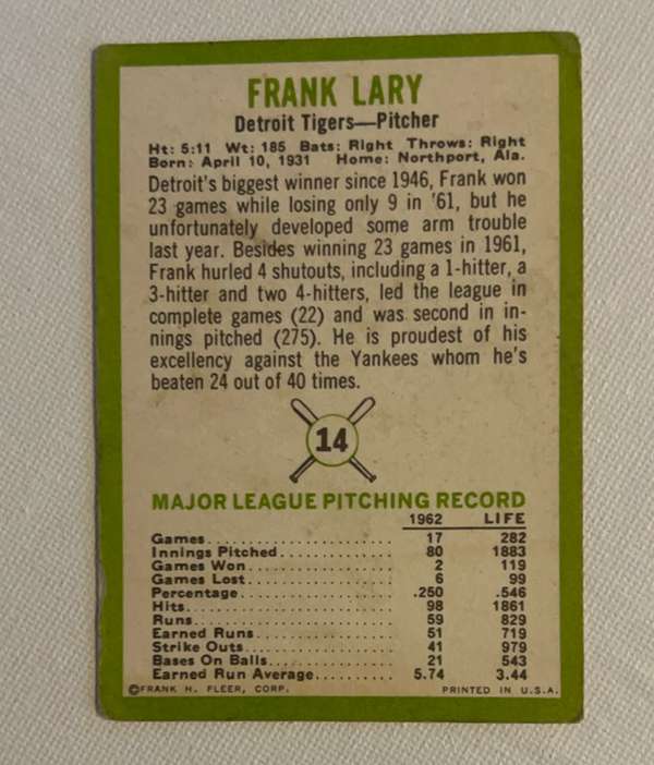 Card back