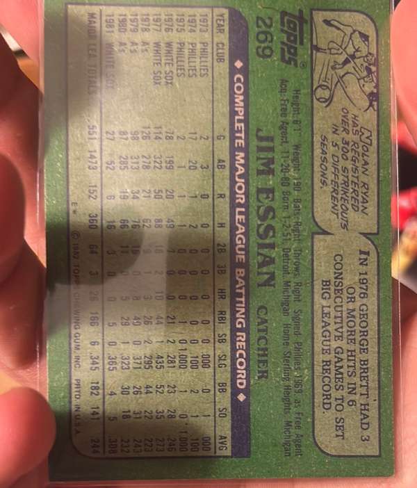 Card back