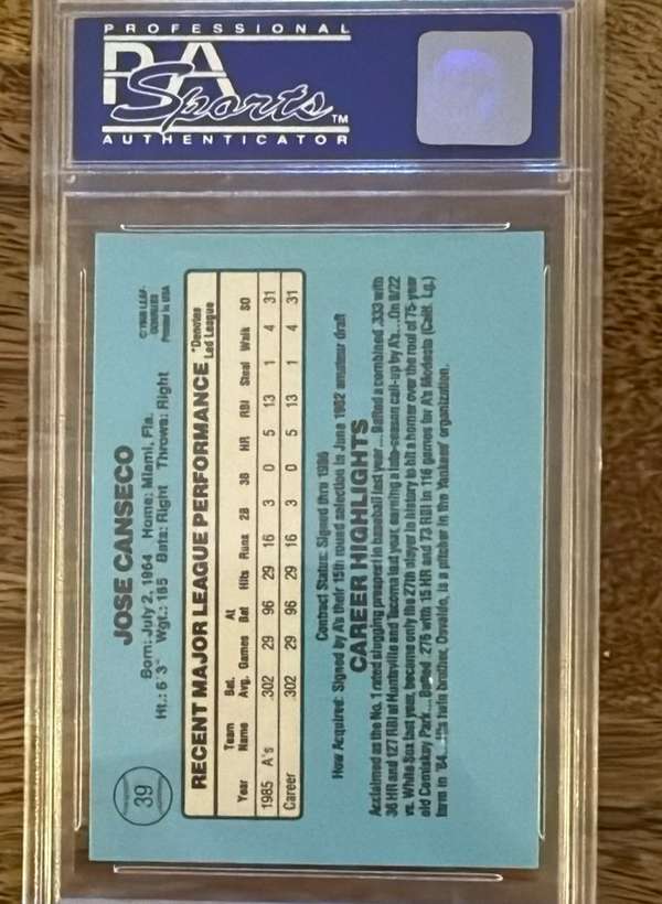 Card back