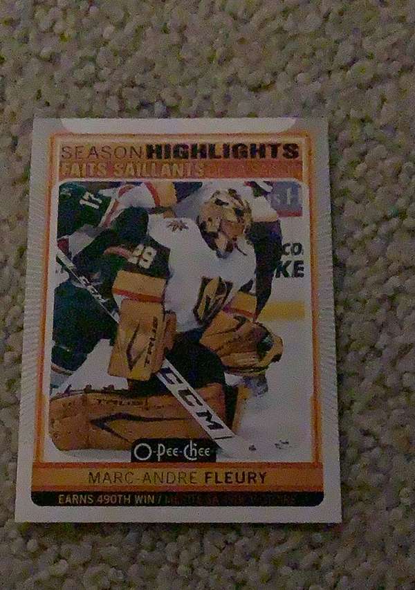 #593 Marc-Andre Fleury