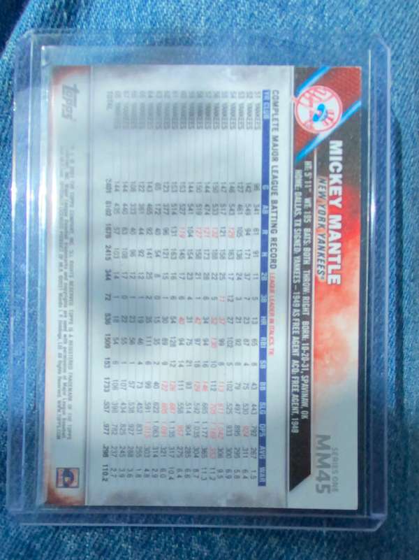Card back
