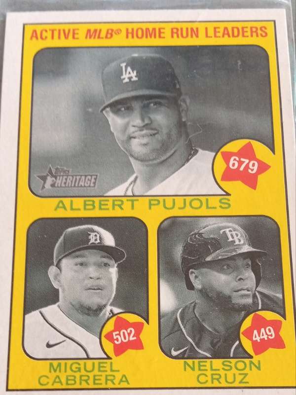 Active MLB Home Run Leaders (Albert Pujols / Miguel Cabrera / Nelson Cruz) AATL