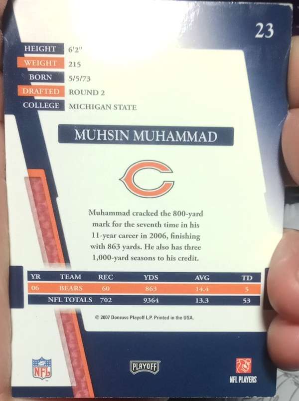 Card back