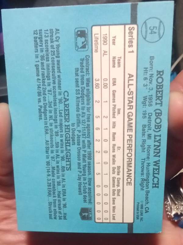 Card back