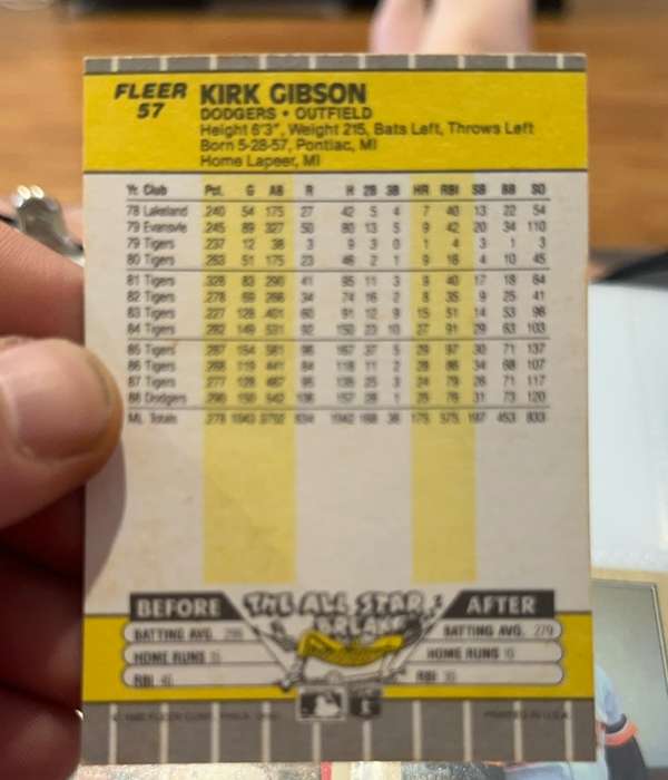 Card back