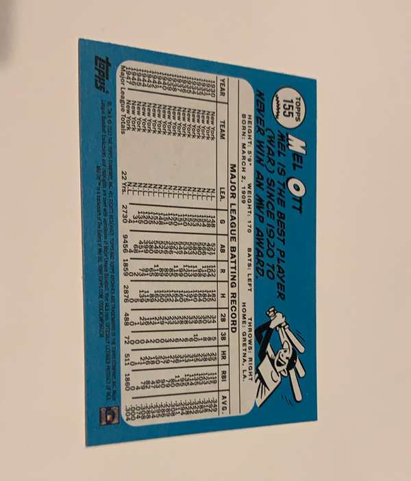 Card back