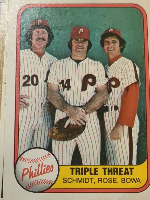 Triple Threat (Mike Schmidt / Pete Rose / Larry Bowa)