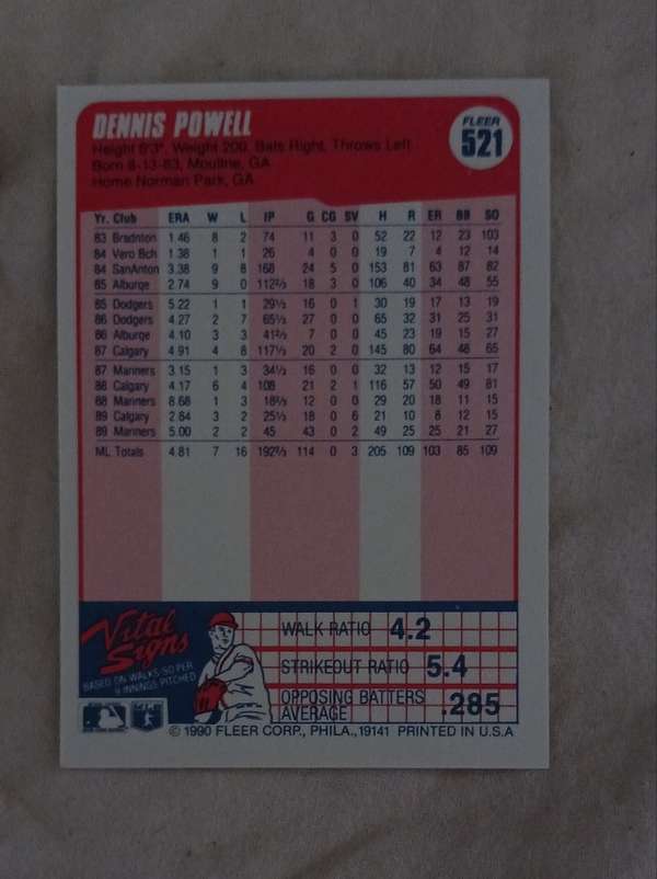 Card back
