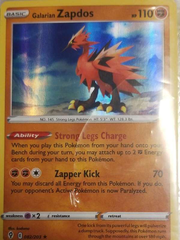 Galarian Zapdos