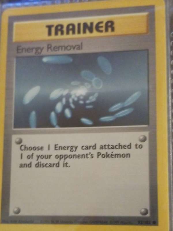 Energy Removal