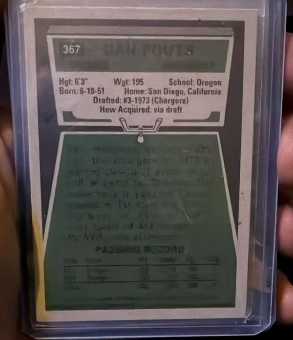 Card back