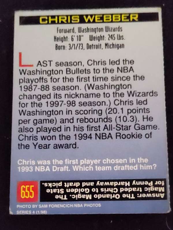 Card back