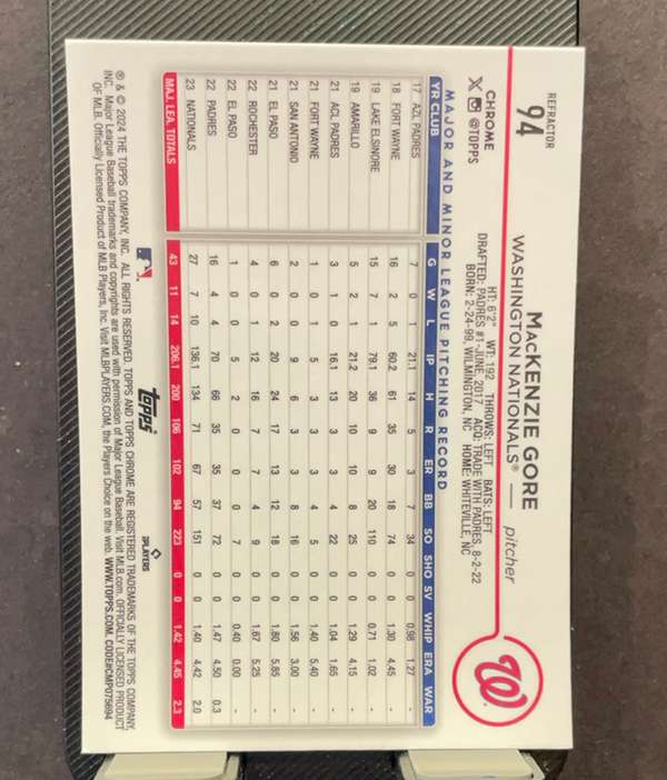 Card back