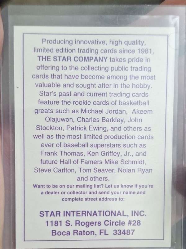 Card back