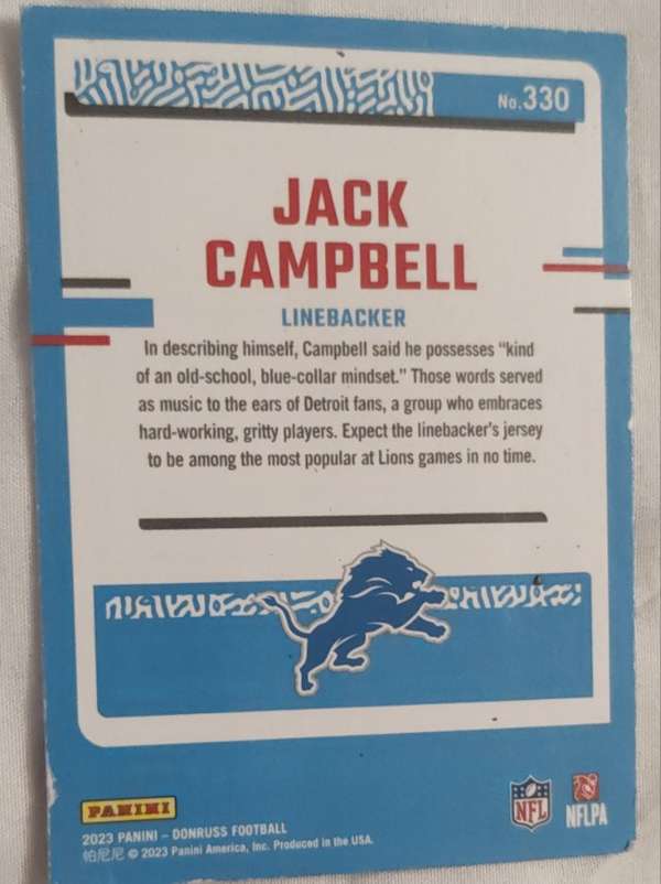 Card back
