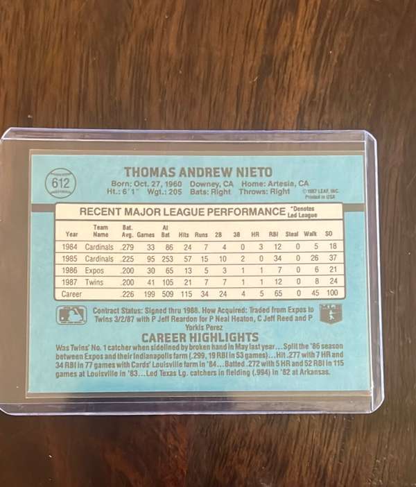 Card back