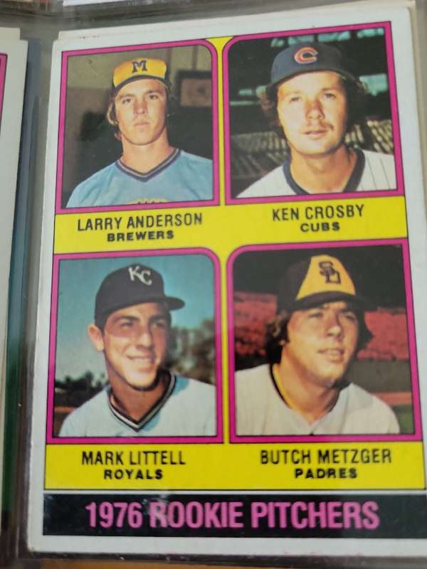 1976 Rookie Pitchers (Larry Anderson / Ken Crosby / Mark Littell / Butch Metzger)