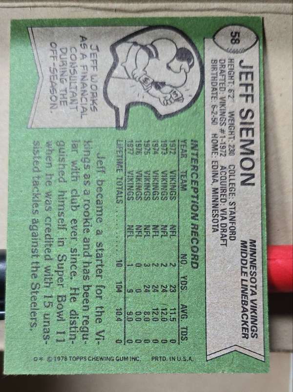 Card back