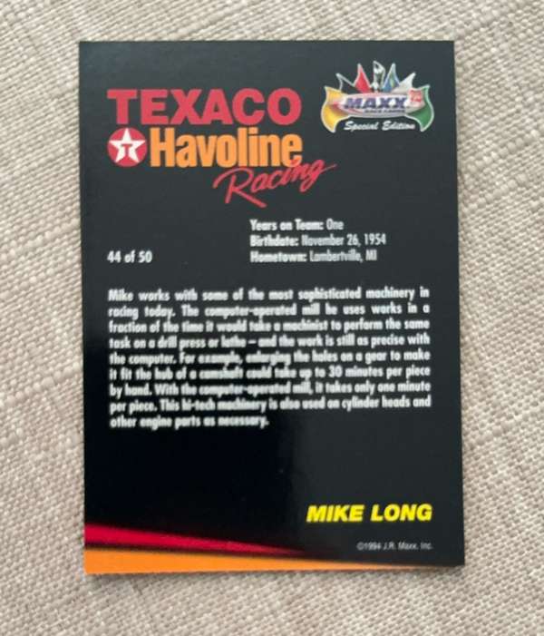 Card back