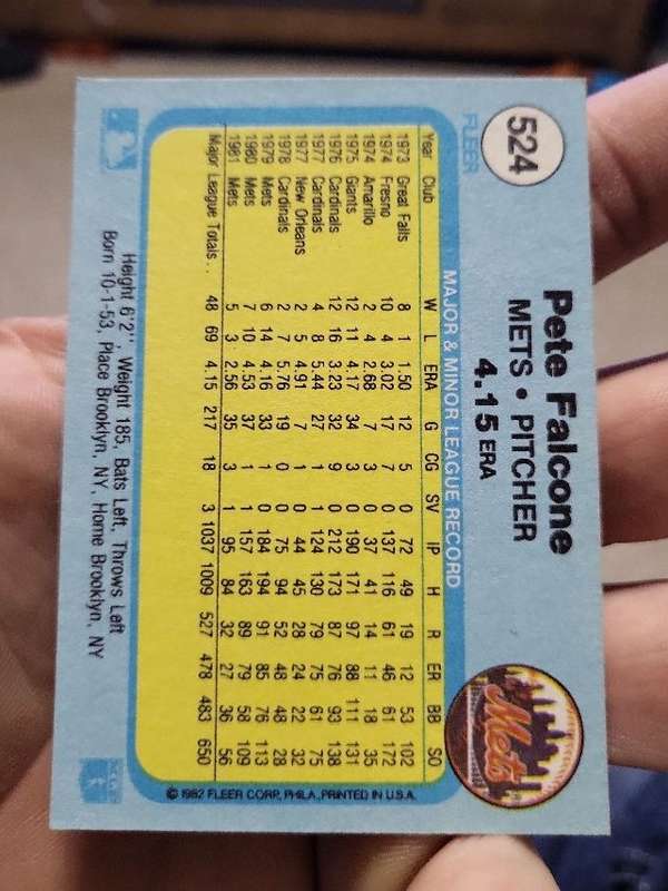 Card back