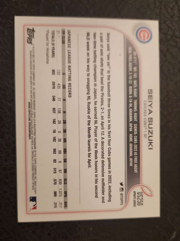 Card back