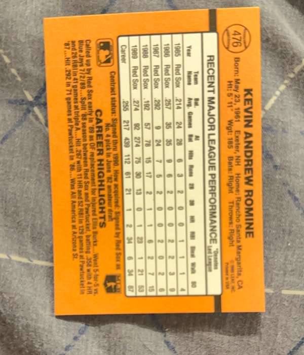 Card back