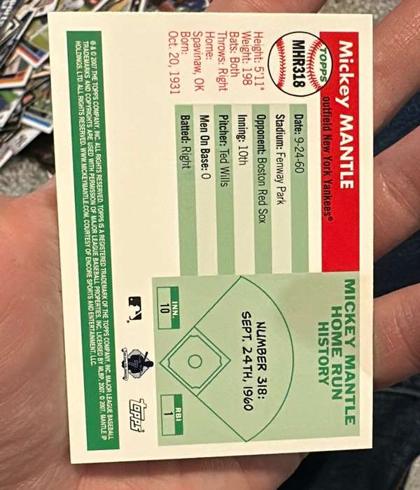 Card back
