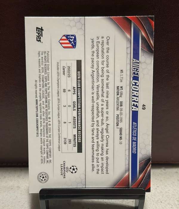 Card back