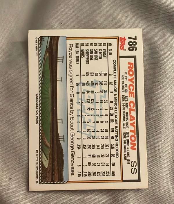 Card back