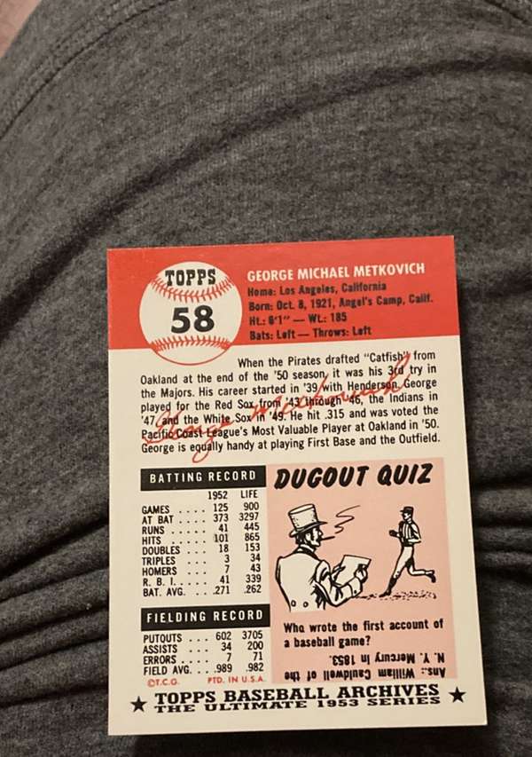 Card back