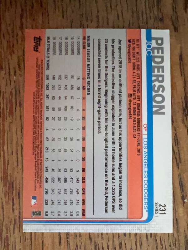 Card back